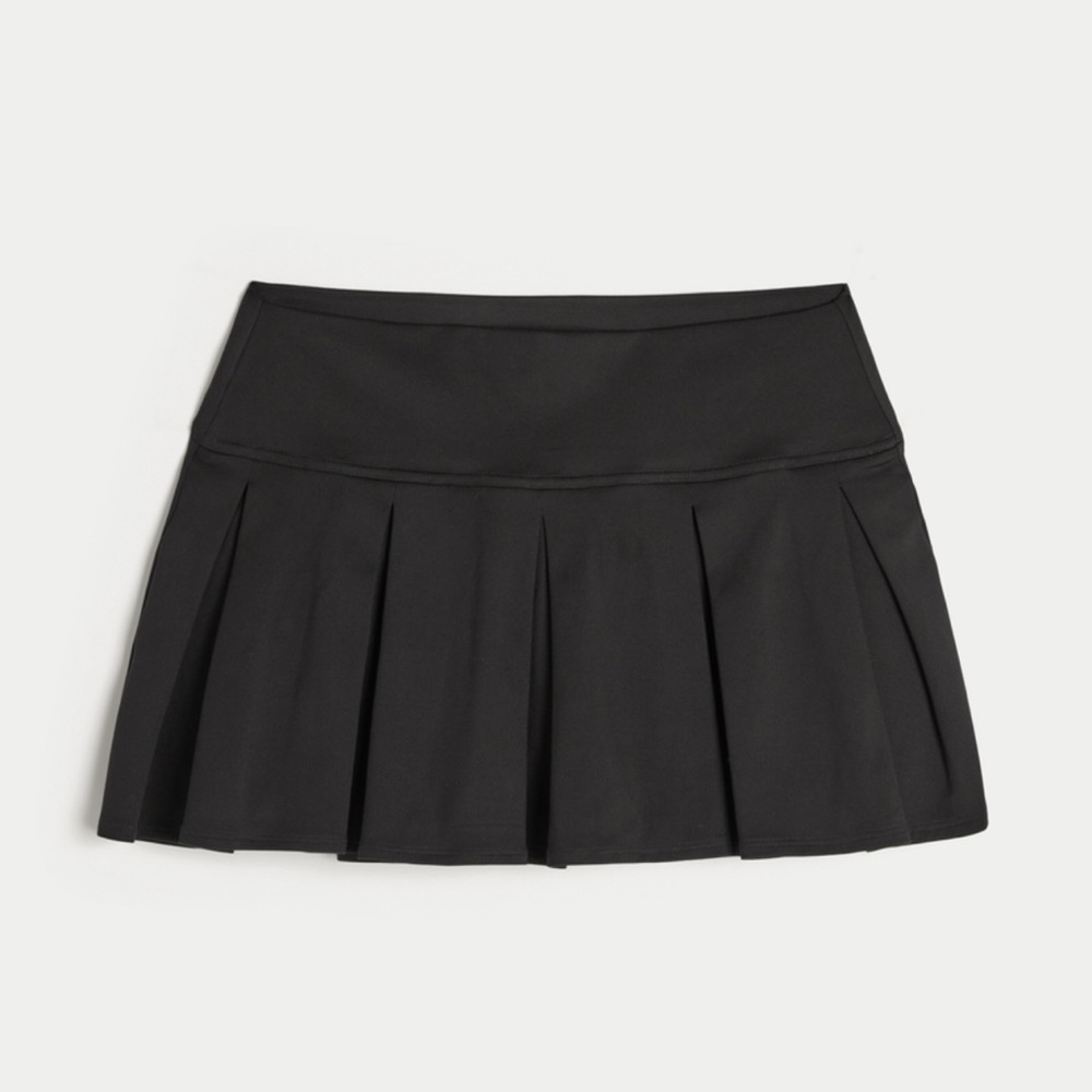 Gilly Hicks Black A-Line Tennis Skirt with Built In Bike Shorts, Size XS